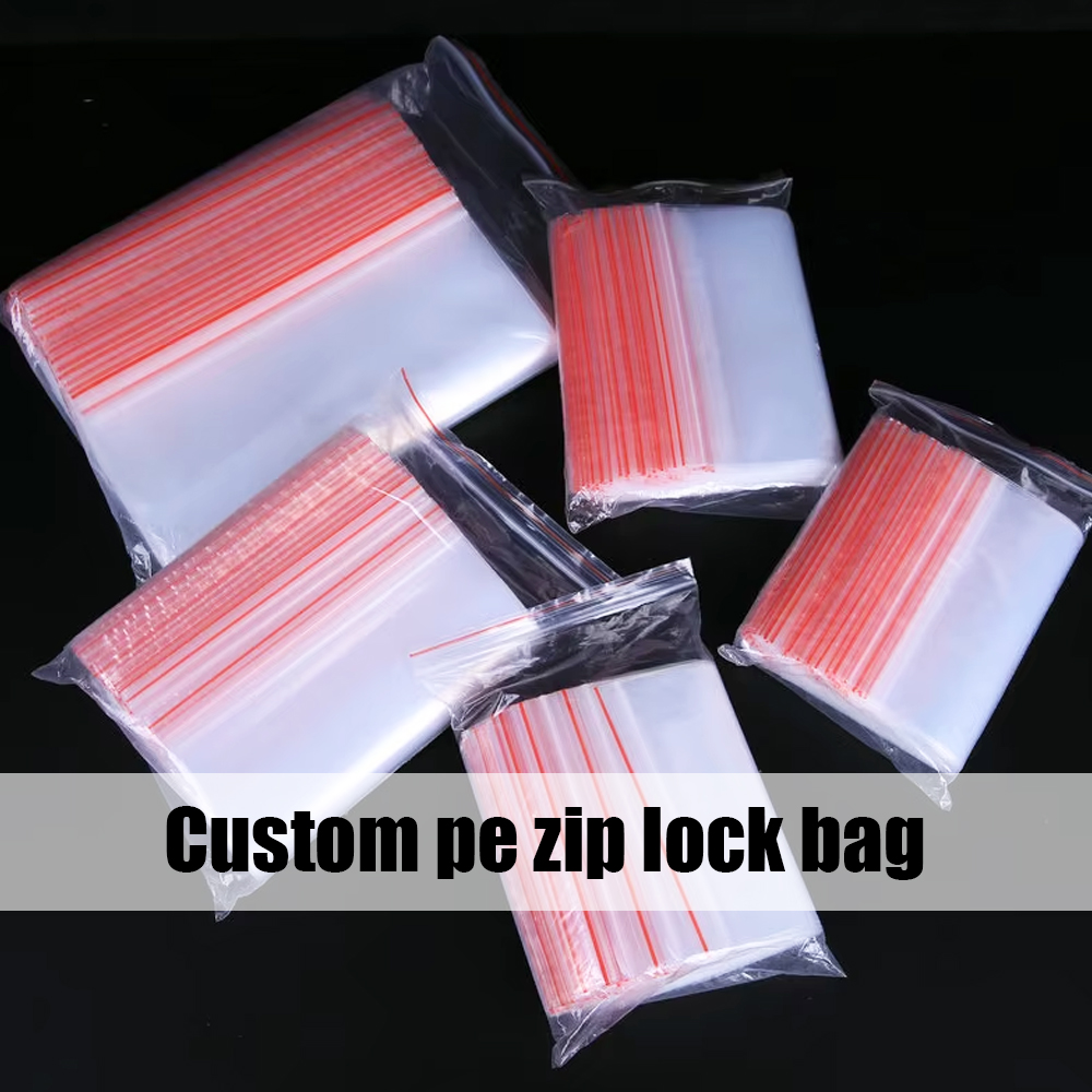 Sac zip personnalisé en PE