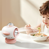 Ventilateur portable flexible pour poussette bébé, forme avion, 3600 mAh, rechargeable USB, oscillant, à clipser, mini ventilateur pour lit bébé et bureau