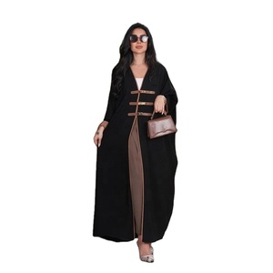 2026 Kimono Abaya Dubaï Turquie Islam Musulman Arabie Saoudite Robe Mode Robes Africaines Caftan <span class=keywords><strong>Djellaba</strong></span> Abaya Musulmane <span class=keywords><strong>Marocaine</strong></span> - Product Image 1