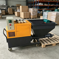 Machine à projeter le mortier, pompe à vis stator-rotor, corps compact, pulvérisateur de mortier de ciment pour travaux de rénovation intérieure en espaces étroits