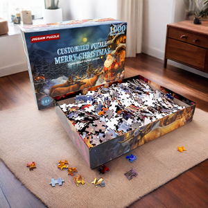 2024 Offre Spéciale style de Noël Matériaux en PVC et papier de haute qualité Puzzles personnalisés de <span class=keywords><strong>1000</strong></span> <span class=keywords><strong>pièces</strong></span> pour enfants et adultes - Product Image 3