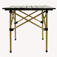 Table et chaises pliantes portables pour le camping - Table Egg Roll