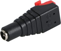 Adaptateur universel de prise d'alimentation CC à connexion rapide 5,5x2,1 mm pour connecteur de bande LED