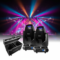 Luz Móvil de Cabeza de Haz de 380W 17R Directo de Fábrica, DMX512, 14 Colores, 11 Gobos, Prismas, Estroboscópica, IP20, para DJ, Discotecas, Escenarios