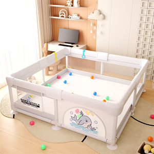 <span class=keywords><strong>Playpen</strong></span> pieghevole per bambini con cancello di sicurezza rimovibile per giochi interni per neonati - Product Image 3