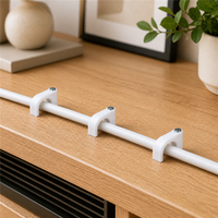 Accessoires de câblage électrique : Serre-câbles ronds à clouer blancs 4mm, 7mm, 10mm – Serre-câbles ovales en plastique