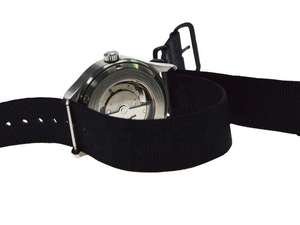 2025 Montre mécanique de luxe haut de gamme pour hommes avec bracelet en nylon, cadran bleu, calendrier et design minimaliste - Product Image 5