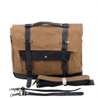 Sacoche de moto rétro, sac arrière étanche, sac latéral en toile, bagages pour motard, 40x15x30cm, pour casque et voyage