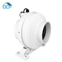 Kit de ventilateur axial en plastique DCFAIR RF-160W1 pour extracteur d'air, moteur AC en ligne, diamètre de conduit de 6 pouces