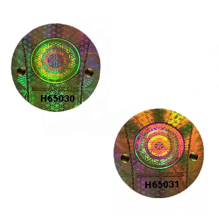 Laser Label Printer 3D/2D Hologram Sticker Serienummer Sticker Afdrukken