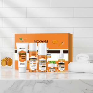 <span class=keywords><strong>Le</strong></span> <span class=keywords><strong>plus</strong></span> populaire Ensemble de soins de la peau anti-<span class=keywords><strong>âge</strong></span> au curcuma Beauté coréenne Ensemble de soins de la peau hydratant éclaircissant - Product Image 2
