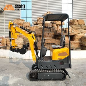 รถขุดโลกวเวย์ สีปรับแต่งได้ รถขุดตีนตะขาบดีเซลขนาดเล็ก ราคาเครื่องยนต์คูโบต้า/ยันมาร์ รถขุดขาย - Product Image 1