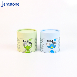 กล่องกระดาษคราฟท์ทรงกระบอกสำหรับบรรจุภัณฑ์อาหารเสริมกาแฟ พิมพ์โลโก้ได้ตามต้องการ บรรจุภัณฑ์แบบหลอดกระดาษเกรดอาหาร สำหรับเก็บชาแบบใบ - Product Image 2