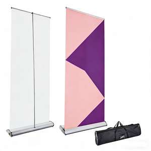 Zhijie ZJ-R - Soporte de Exhibición Enrollable con Marco de Aluminio, Portátil, Personalizable, de Buena Calidad, para Eventos en Interiores y Exteriores - Product Image 1