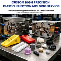 Composants en plastique ABS sur mesure de précision avec services de moulage par injection et d'usinage CNC Fabrication de moules pour vaisselle sur mesure