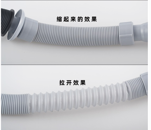 Prezzo di fabbrica Grigio di Plastica <span class=keywords><strong>Flessibile</strong></span> Lavello Tubo di Scarico <span class=keywords><strong>per</strong></span> il Lavaggio Del Bacino Lavello Della Cucina Del Tubo Di Acqua - Product Image 5