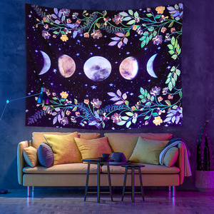 Tapiz de Mandala indio XinLan, tapiz colgante de pared, tapiz psicodélico gitano bohemio, tapiz de <span class=keywords><strong>brujería</strong></span> - Product Image 4