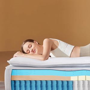 หมอนที่นอนสปริงแบบมีกระเป๋าไฮบริดชั้นยางสบายใช้ในโรง<span class=keywords><strong>พยาบาล</strong></span>โรงเรียนใช้ได้ทั่วไป10ปี - Product Image 6