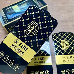 Protector de Pantalla de Vidrio Templado Antiestático OG Golden Diamond con Pegamento Completo para Motorola Tecno Infinix ESD para Huawei Xiaomi - Product Image 2