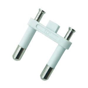 ปลั๊กไฟยุโรปแบบ 2 ขา 2.5A ปลั๊กไฟแบบ 2 ขา ปลั๊กไฟทองเหลือง - Product Image 5