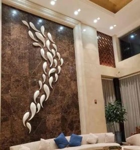 Morden – <span class=keywords><strong>statue</strong></span> murale de <span class=keywords><strong>poisson</strong></span> d'art en métal mat, décoration de la maison - Product Image 2