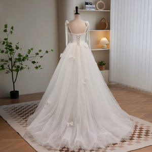 <span class=keywords><strong>Vestido</strong></span> de boda y cumpleaños de satén blanco para adultos para banquetes y estudios fotográficos ceremonias de compromiso para comercio exterior - Product Image 2