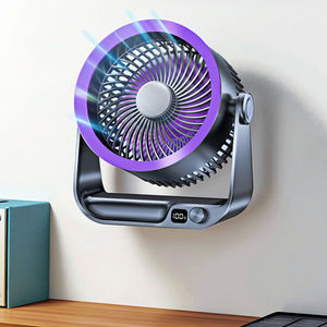 Taşınabilir ev HAVA SOĞUTUCU, masaüstü elektrikli Fan duvara monte, USB şarj ile 100 seviyeleri rüzgar hızı - Product Image 2