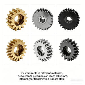 Engranaje de Espuela de Latón/Acero CNC Personalizado con Eje Estriado, Precisión de ±0.01mm, para Caja de Engranajes de Construcción, Muestra Gratuita de Fábrica con Certificación ISO, Lote Pequeño, 18 Años de Experiencia - Product Image 5