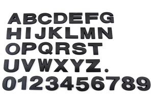 สติกเกอร์โครเมี่ยมติดโลโก้ตัวอักษรขนาด25มม. สำหรับรถยนต์ยี่ห้อ <span class=keywords><strong>Quattro</strong></span> Volvo Suzuki MAZDA Skoda Ford Audi Cadillac Lexus - Product Image 3