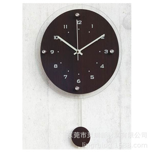 Guten Wall <b>Clock</b> Round Plastic Quartz <b>Silent</b> Living Room Traditional Design - Product Image 4
