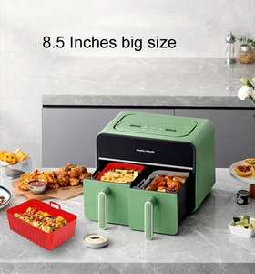 Neues Air Fryer Zubehör 8,5 Zoll Silikon Liner Pot & Metal Racks im Kit Pack für Ninja Dual Air Fryers AF300UK - Product Image 2