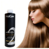 Nanoplastia en gros pour traitement à la kératine et à la biotine, crème nourrissante et hydratante pour la réparation des cheveux abîmés, secs et crépus, 1000ml