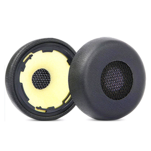 Almohadillas de Repuesto para Auriculares Jabra <span class=keywords><strong>Evolve</strong></span> <span class=keywords><strong>75</strong></span> <span class=keywords><strong>75</strong></span>+ 75UC 75MS, Cubierta de Cuero Proteico, Reducción de Ruido, Espuma Viscoelástica - Product Image 2