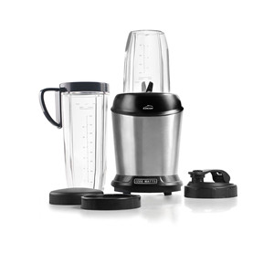 Frullatore monodose Lacor da 1200 Watt con tazza dosatrice e set di coperchi - Product Image 1