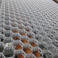 Grille hexagonale en acier inoxydable 304 pour revêtements réfractaires