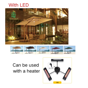 LS khung nhôm Patio ô ngoài trời với ánh sáng dẫn không thấm nước mạnh mẽ ô cho các cơ sở sử dụng vườn cho ngoài trời - Product Image 5