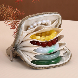 Bolsa de joyería Taslon de alta gama, personalizada, para guardar pulseras y juguetes con temática cultural. - Product Image 4