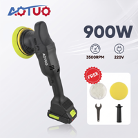 Polisseuse portative haute puissance AOTUO 125 mm 900 W pour l'esthétique et l'entretien des véhicules électriques, applicateur multifonctionnel de cire de scellement