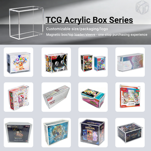 Boîtier en acrylique à pression pour Mega Evolution Perfect Order Booster Bundle, 6 boosters avec nouvelle boîte de rangement détachable - Product Image 6