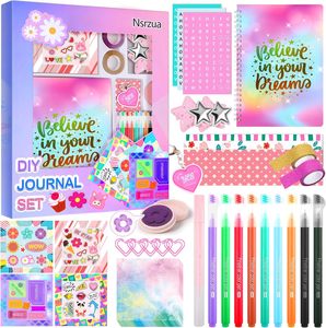 Diario Fai-da-Te per <span class=keywords><strong>Ragazze</strong></span>, Giocattoli Artigianali per Bambini, Regalo di Compleanno, Crea il Tuo Diario Personalizzato - Product Image 1