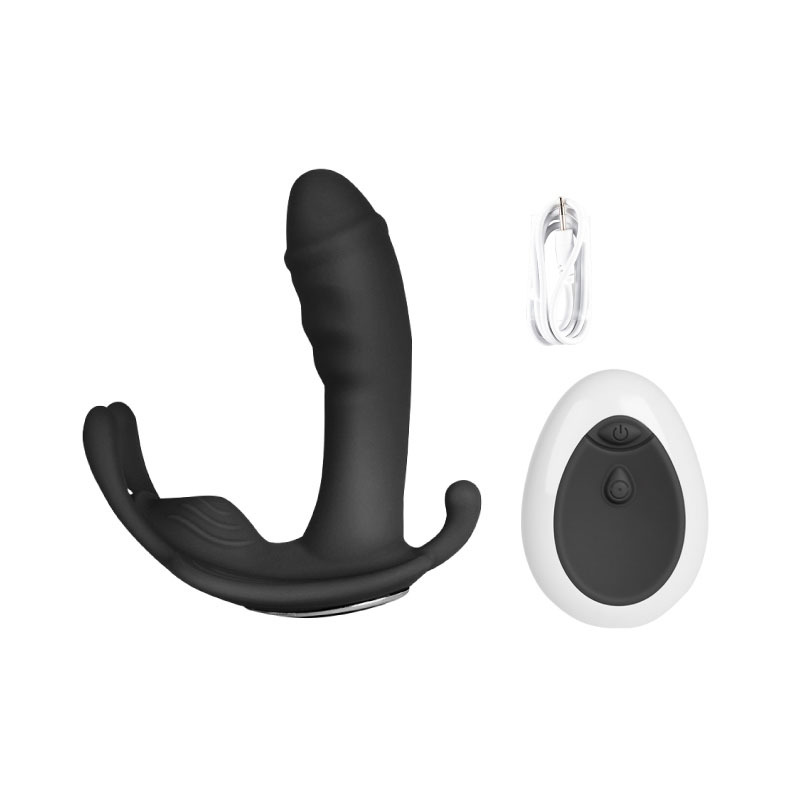 Butterfly Wearable Jumping Egg - Black [Remote Control]