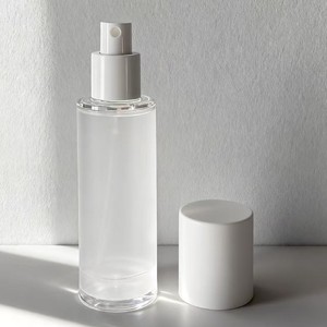 Botella de Plástico Redonda Airless Esmerilada con Bomba de Niebla, de Gran Volumen (80ml, 100ml), de Alta Gama, en Stock, para Envases de Cuidado de la Piel - Product Image 2