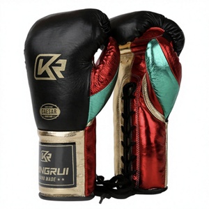 Gants de boxe personnalisés avec logo, rembourrage en <span class=keywords><strong>crin</strong></span> de cheval, gants d'entraînement et de sparring pour adultes - Product Image 2