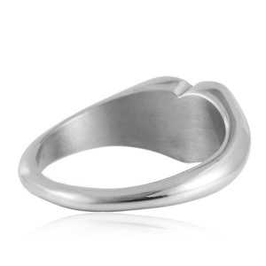 Heart Shape <b>Titanium</b> Steel <b>Ring</b> Women's Punk Style Gift Jewelry 21048 - Product Image 2