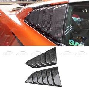 Pour Nissan R35 : Cache de ventilation triangulaire en fibre de carbone pour vitre arrière, tuning automobile - Product Image 2