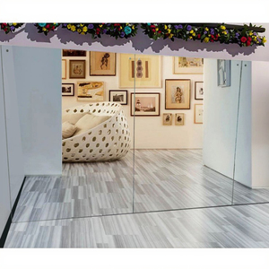 Customizable Minimalist Style Compact Size Sports Gym Dance Safety <strong>Mirror</strong> Decorative Tempered Glass Plastic Frame <strong>Wall</strong> <strong>Mirror</strong> - Product Image 4