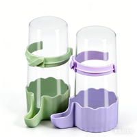 Mangeoire et abreuvoir automatiques épaissis pour oiseaux, distributeur de nourriture pour cailles et perroquets, accessoires pour cages à oiseaux