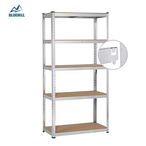 Ready to Ship 5 Tier <strong>Cheapest</strong> Small Space Steel Powder Coated Boltless Racking Shelves Industrial 4-shelf Garage Storage Racks - Product Image 2