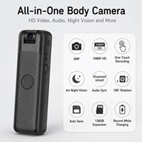 Taşınabilir A15 Yüksek Kaliteli 1080P Cep Kamerası Klipsli 1080P Mini Giyilebilir Spor Kamerası Video Kaydedici