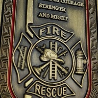 Plaque de médaille d'identification pour chien en alliage émaillé poli, style tribal, or antique, personnalisable, directement de l'usine